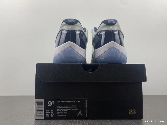 Cheap Georgetown Retro Jordan 528895-007 11 Air Low 0720
